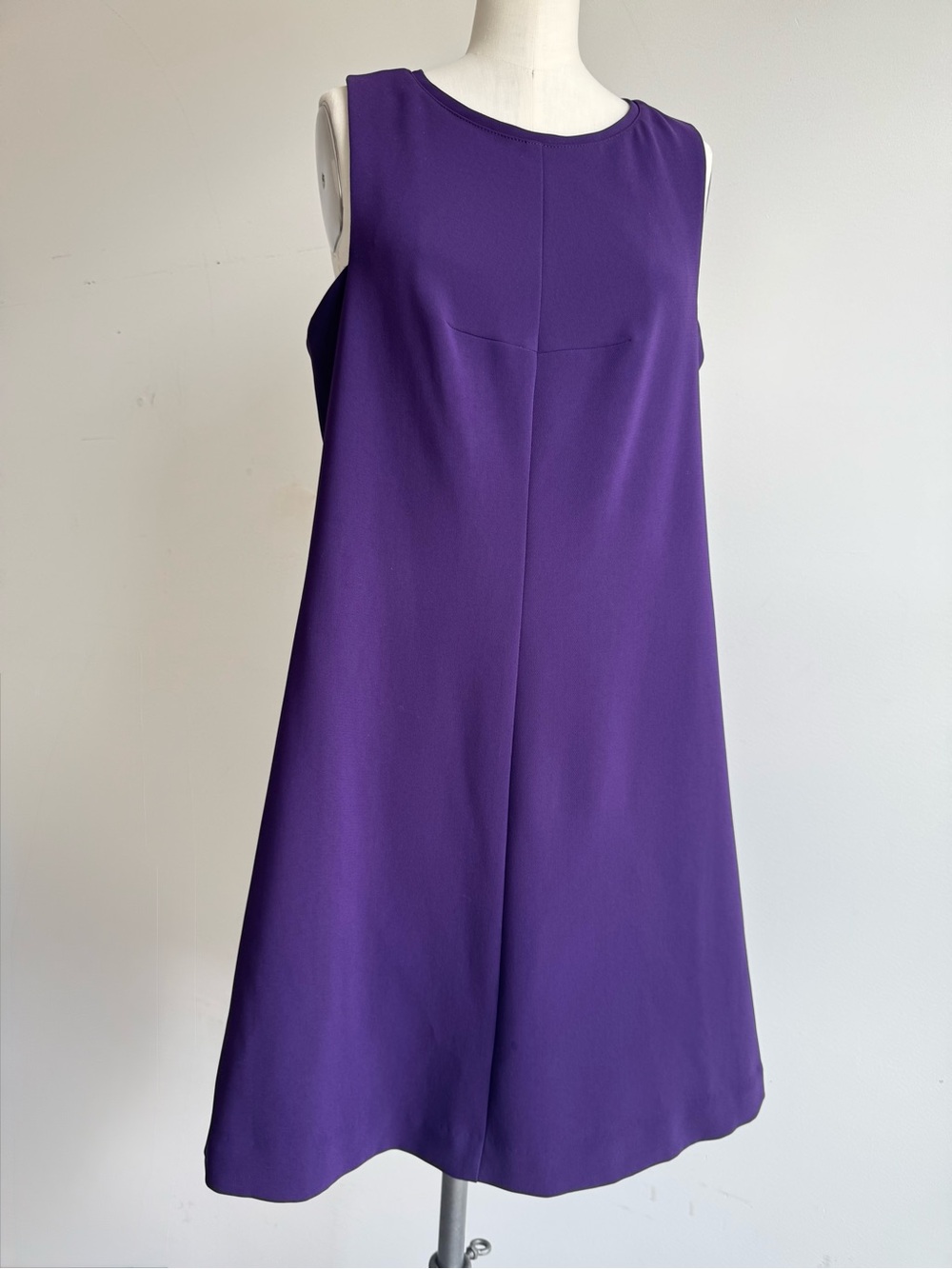 Vintage Trina Turk A line purple Shift Dress sz 8